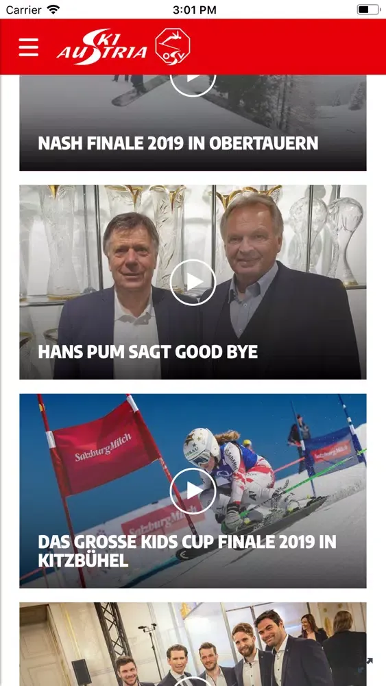 Zrzuty ekranu OSV Ski Austria