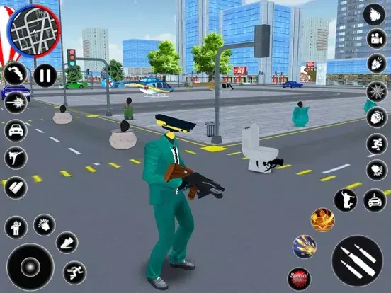 Toilet Monster:Gangster Battle iPad  स्क्रीनशॉट