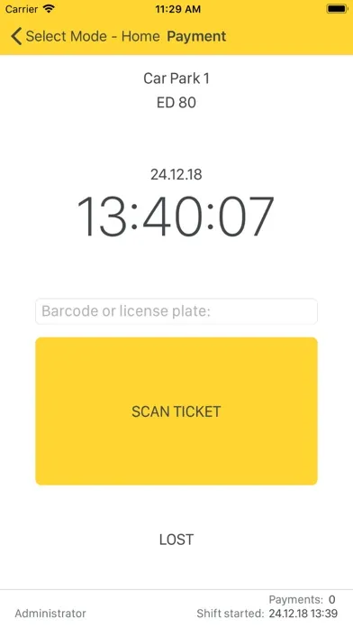 Скриншоты mGate Parking