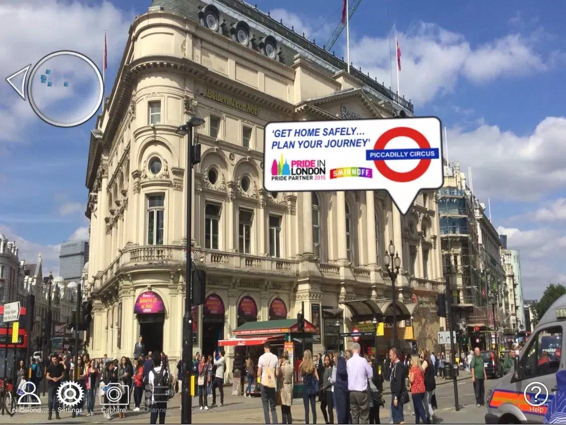 Ảnh chụp màn hình của skignz - geolocated augmented reality viewer iPad 