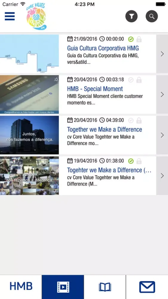 Core Values App Hyundai स्क्रीनशॉट