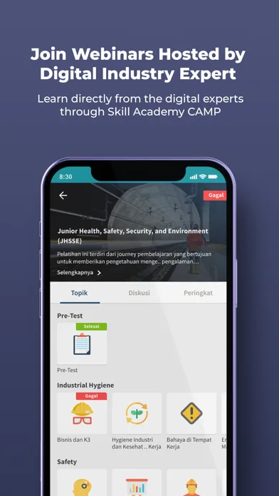 Tangkapan layar Skill Academy CAMP