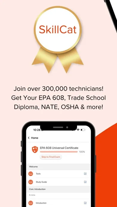 SkillCat: HVAC & EPA 608 Exam應用截圖