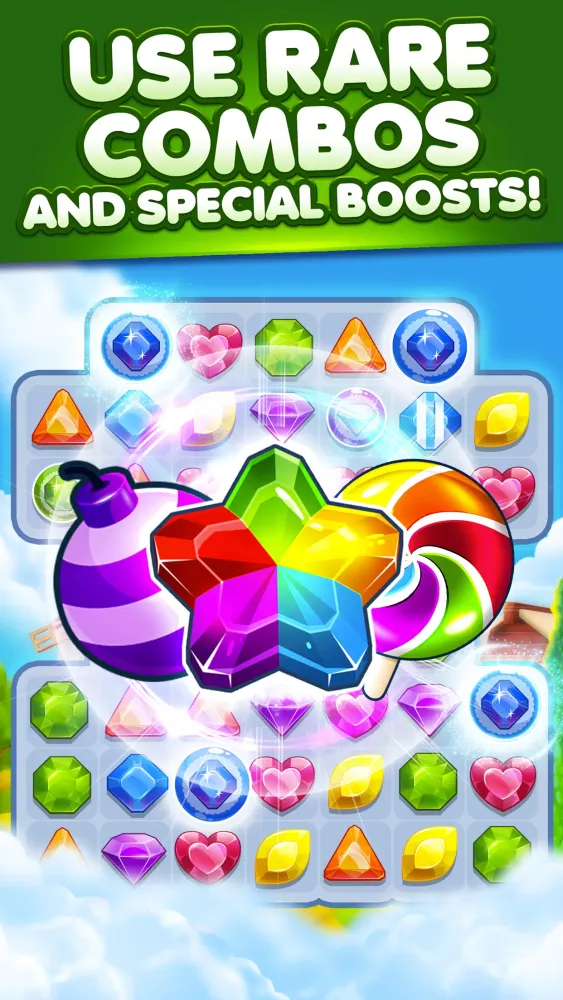 Скриншоты Addictive Gem - Match 3 Games