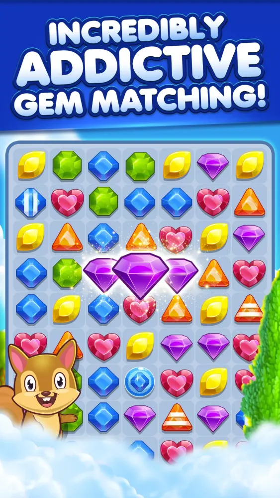 Скриншоты Addictive Gem - Match 3 Games