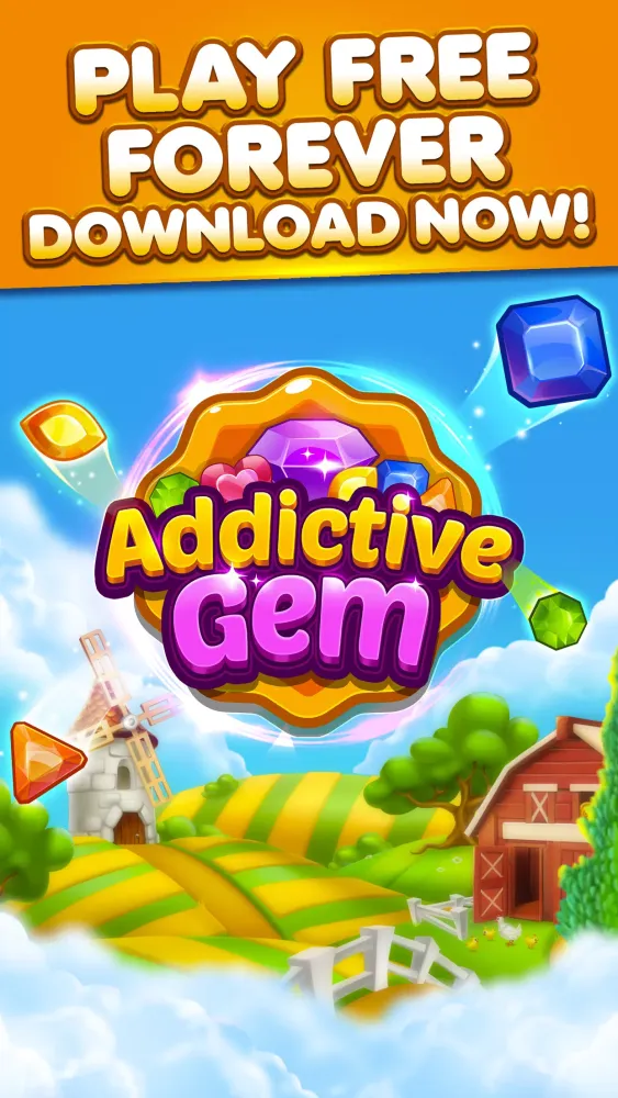 Скриншоты Addictive Gem - Match 3 Games
