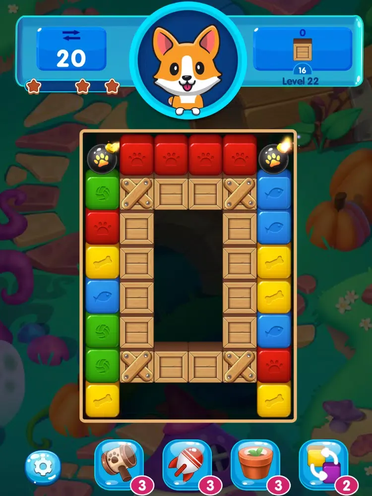 Dog Toys - Fidget Toy Match 3D iPad 应用截图