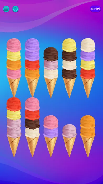 Ảnh chụp màn hình của Ice Cream Sorting