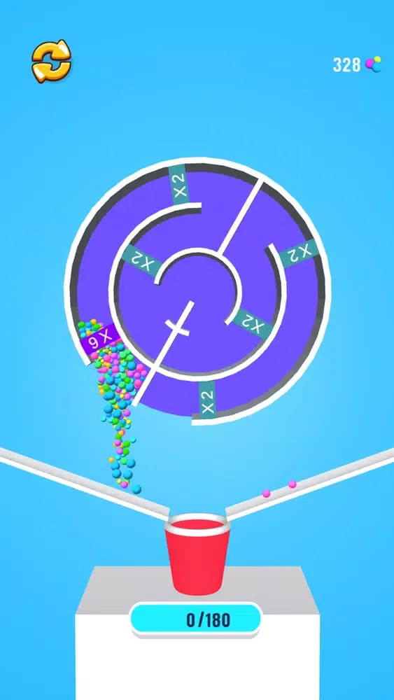 Ảnh chụp màn hình của Maze Ball Math