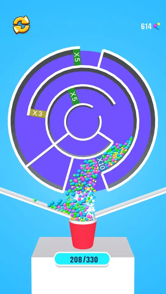 Ảnh chụp màn hình của Maze Ball Math