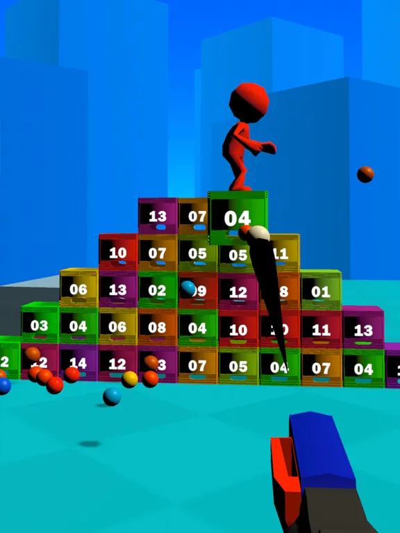 Capturas de pantalla de Milk Crate Fall Challenge 3D iPad 
