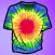 Tie Dye T Shirt: Designer Game