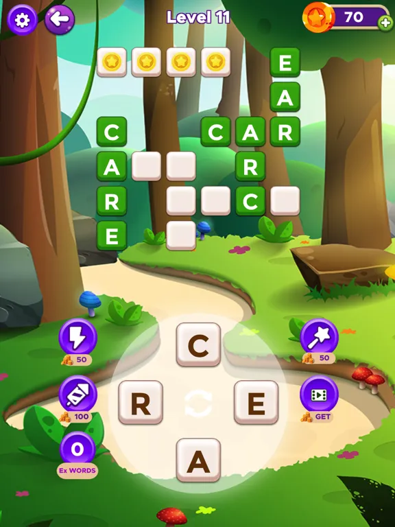 Capturas de pantalla de Word Spells - Relaxing Puzzle iPad 
