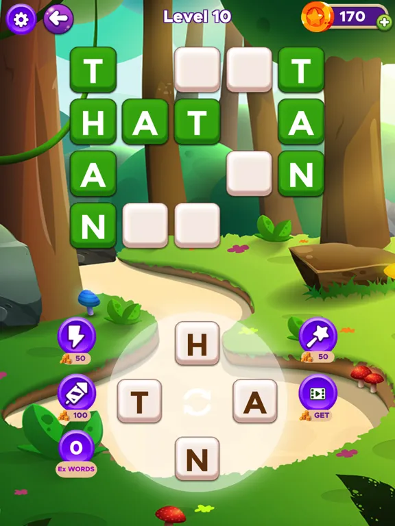 Capturas de pantalla de Word Spells - Relaxing Puzzle iPad 