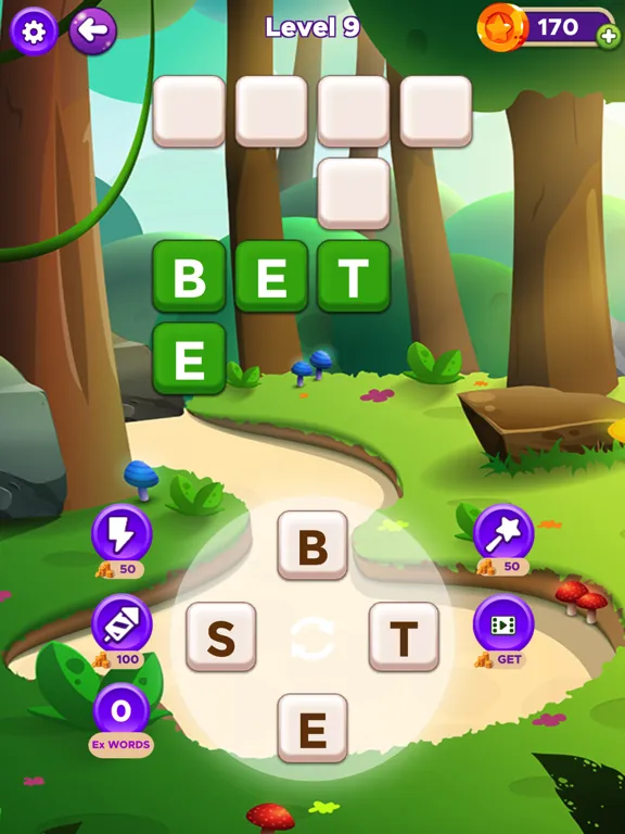 Capturas de pantalla de Word Spells - Relaxing Puzzle iPad 