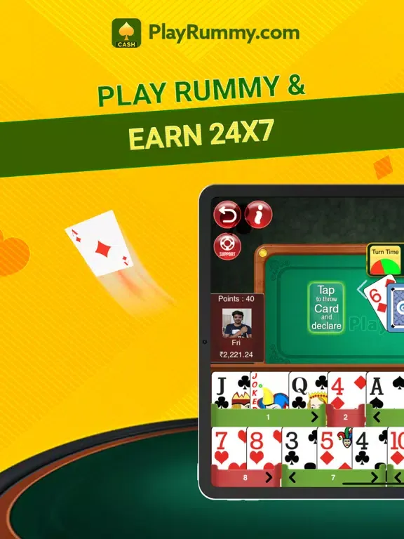 Play Rummy - Real Cash Game iPad 应用截图