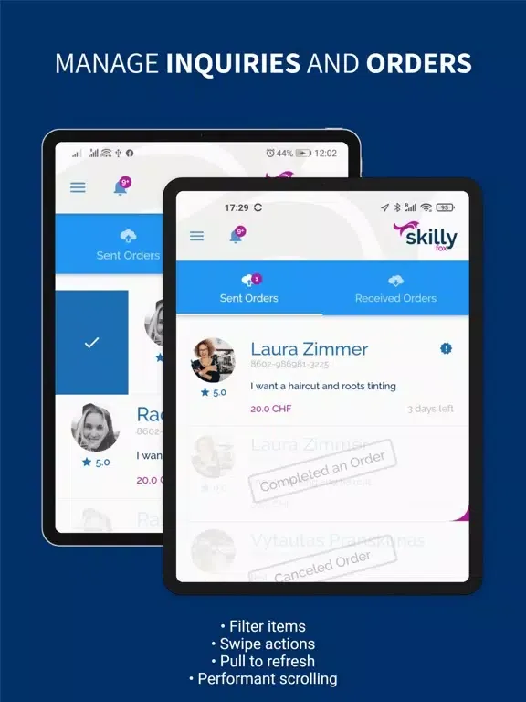 SkillyFox iPad  سکرین شاٹس