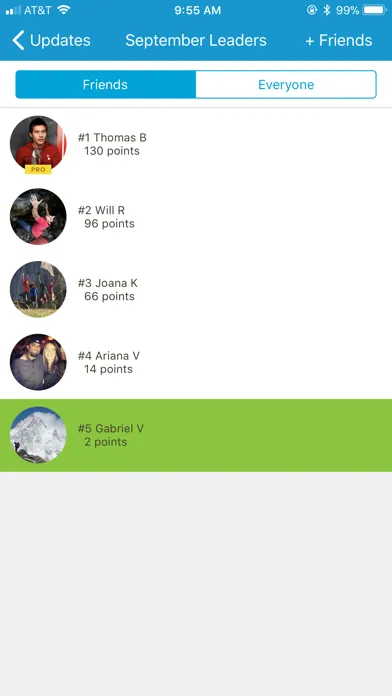 Zrzuty ekranu GPS Sports Tracker by Skimble