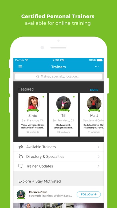 Ảnh chụp màn hình của Workout Trainer AI