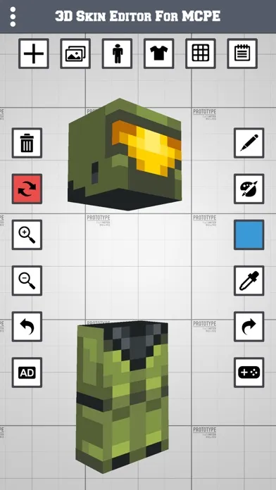 Скриншоты 3D Skin Editor for MCPE