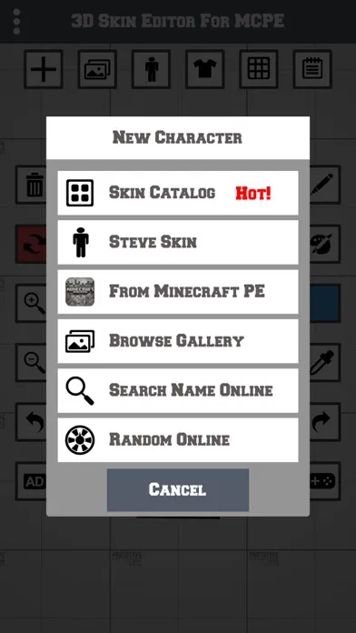 Скриншоты 3D Skin Editor for MCPE