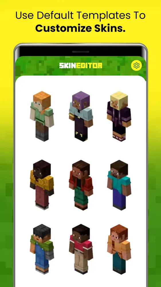 Zrzuty ekranu Skin Editor