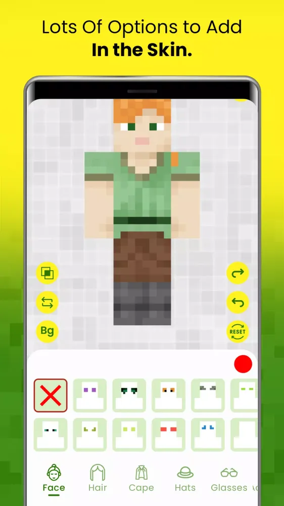 Zrzuty ekranu Skin Editor