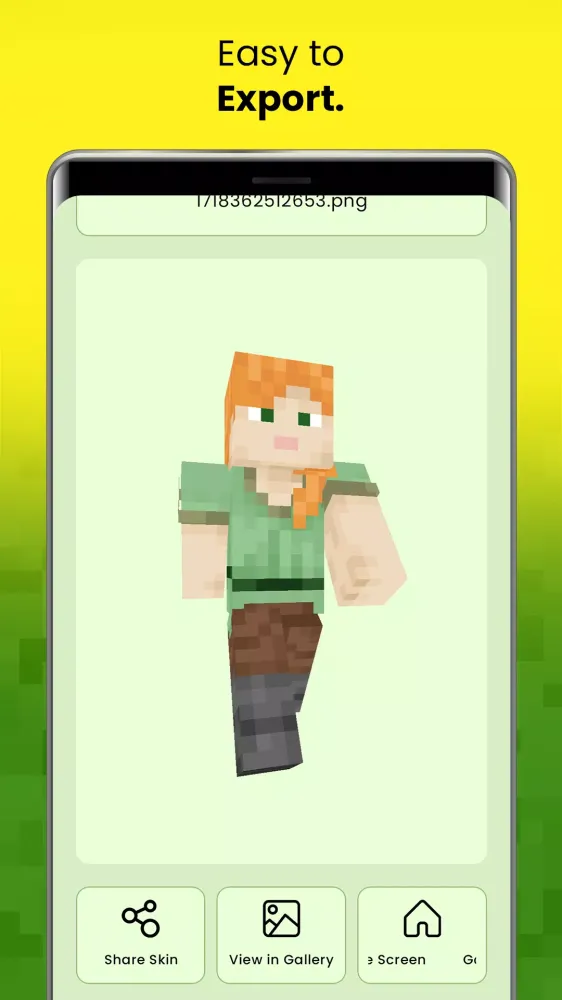 Zrzuty ekranu Skin Editor