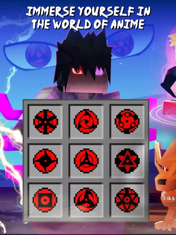Sharingan Mods for Minecraft iPad  Ekran Görüntüleri
