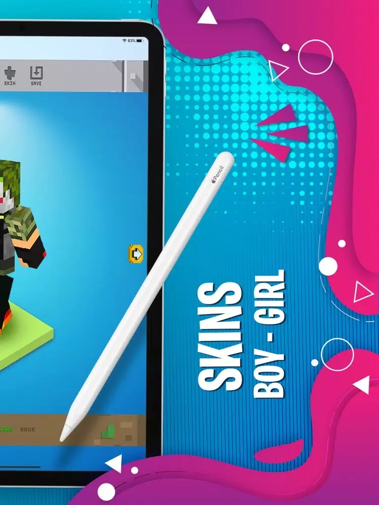 Capturas de pantalla de Create Skins Craft Earth 3D iPad 