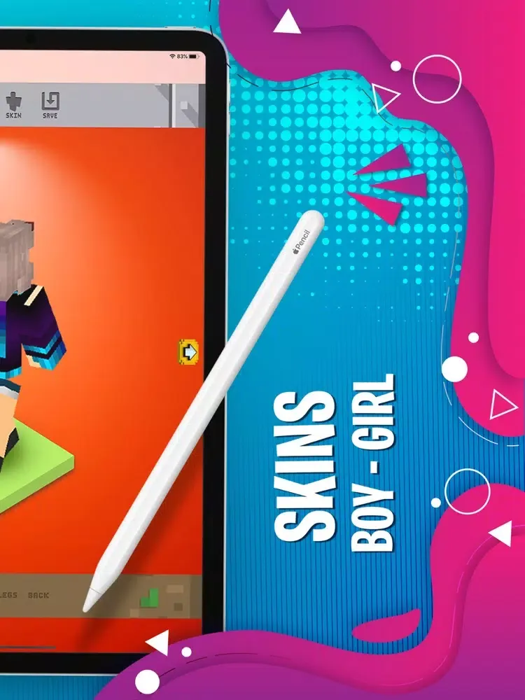 Capturas de pantalla de Create Skins Craft Earth 3D iPad 