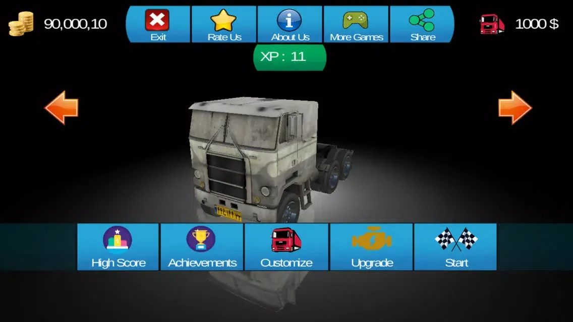 ภาพหน้าจอของ Crazy Truck Drivers