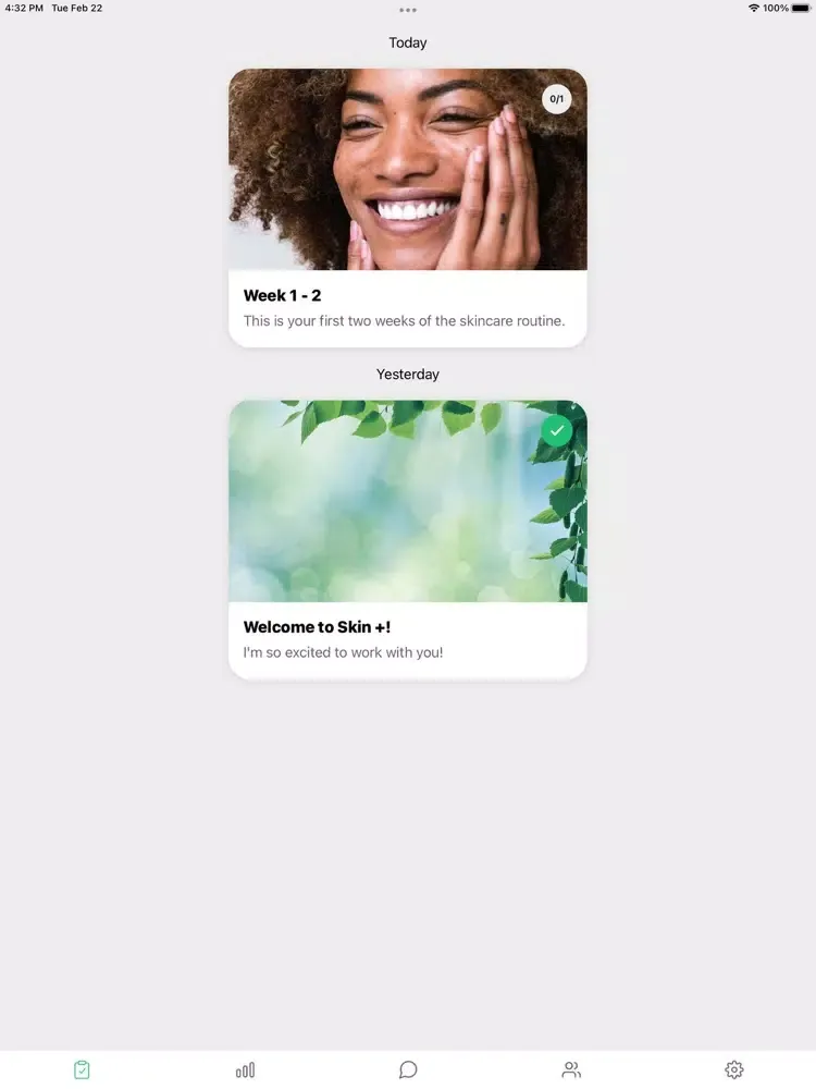 Ảnh chụp màn hình của Skin Plus Acne Academy iPad 