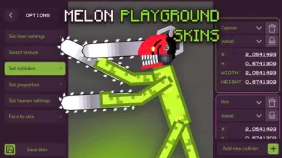 Tangkapan skrin Skins Mod for Melon Playground