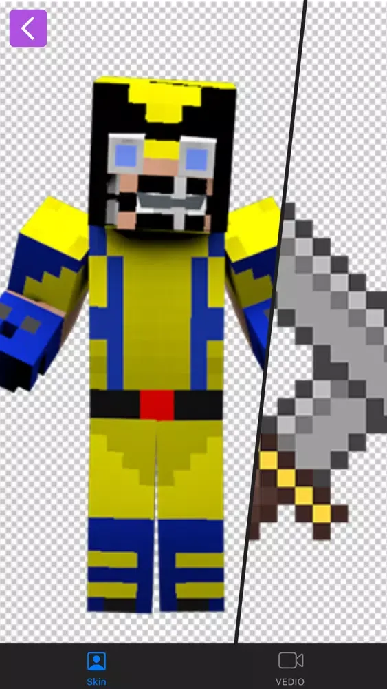 ภาพหน้าจอของ Skins & Quiz For Mincraft