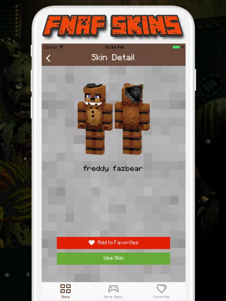 Capturas de tela do FNAF Skins for Minecraft PE - Pocket Edition iPad 