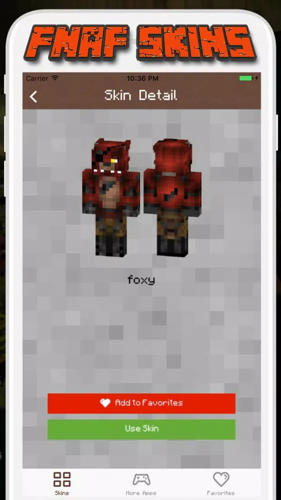 Capturas de tela do FNAF Skins for Minecraft PE - Pocket Edition