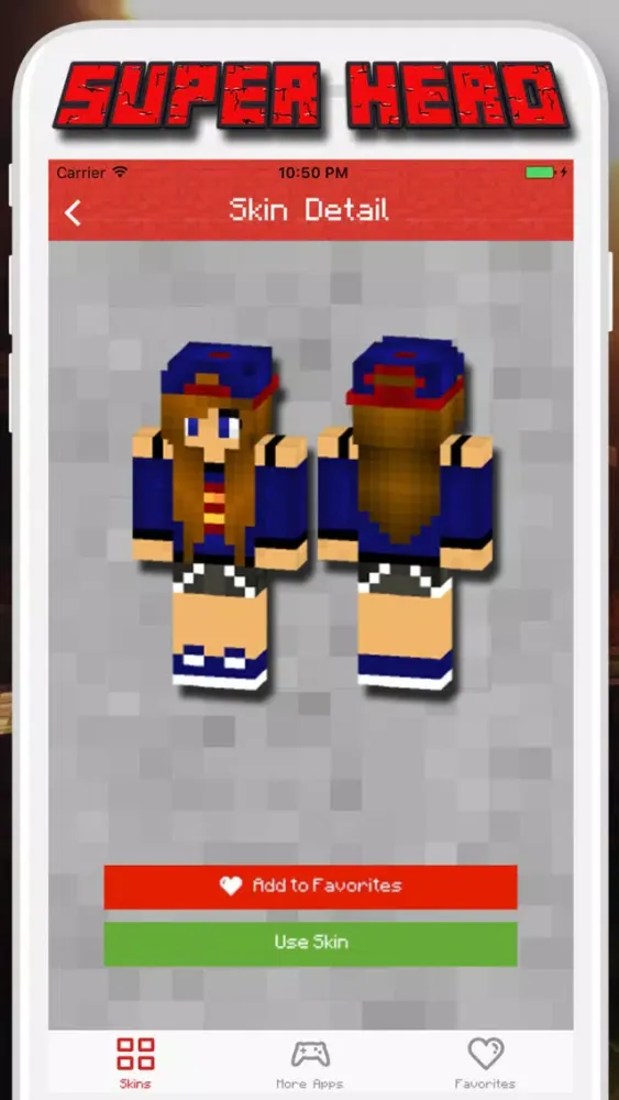 Super Hero Skins for Minecraft PE - Pocket Edition应用截图