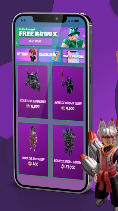 Robux & Codes: Skins Roblox Screenshots