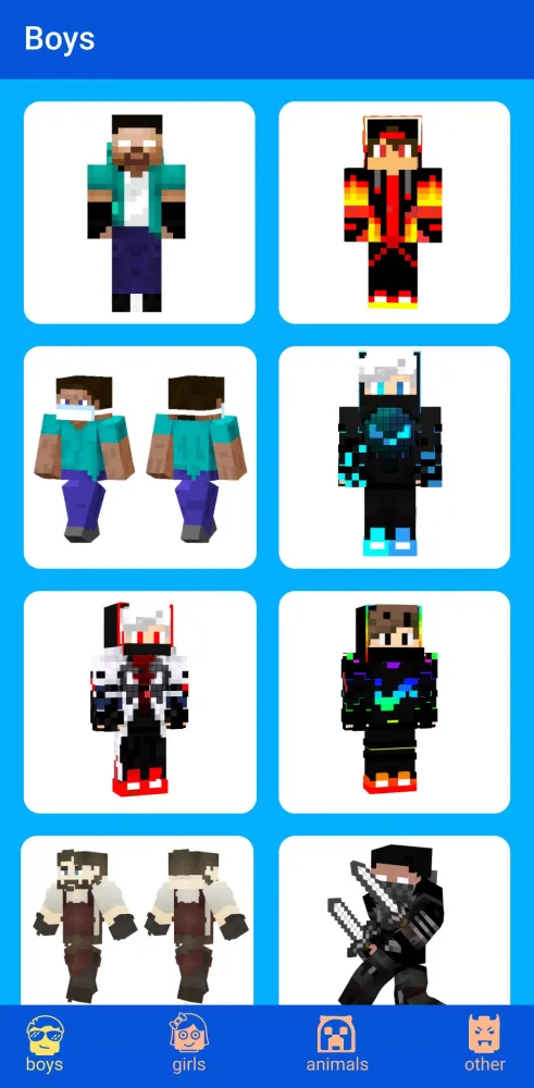 Скриншоты Skins for Minecraft