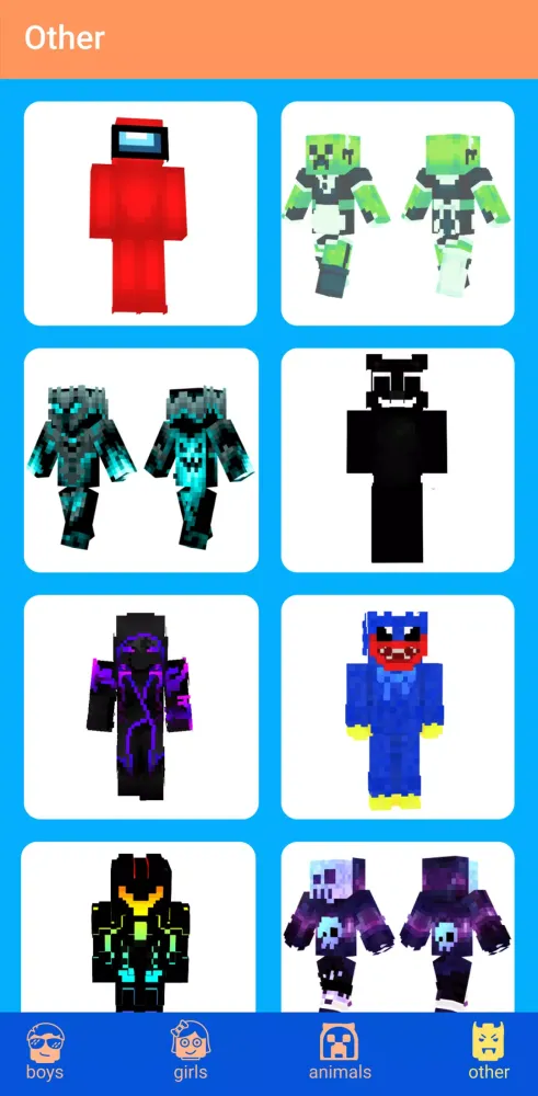 Скриншоты Skins for Minecraft