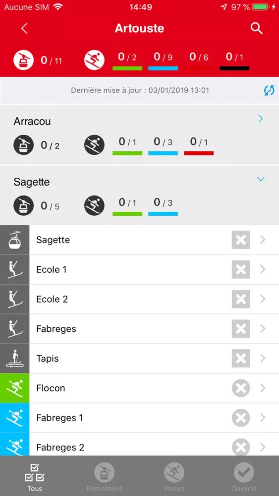 Captures d'écran de Artouste