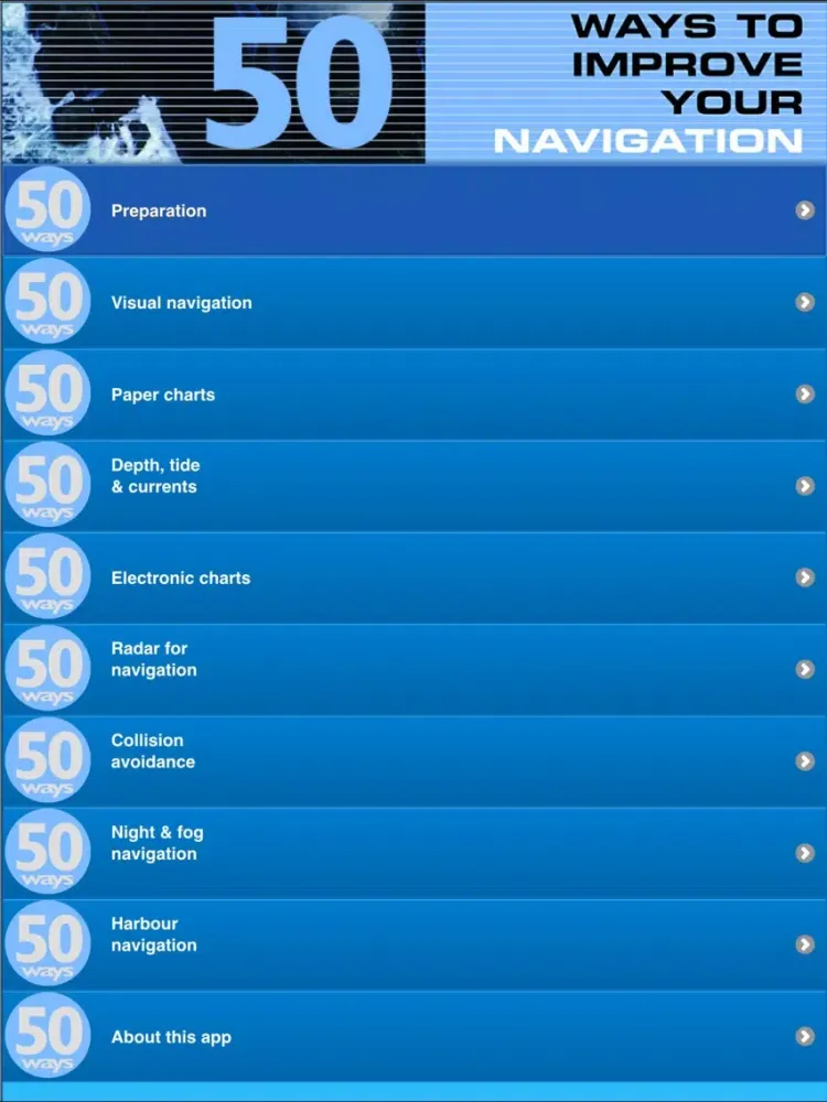 50 Ways to Improve Your Navigation iPad  スクリーンショット