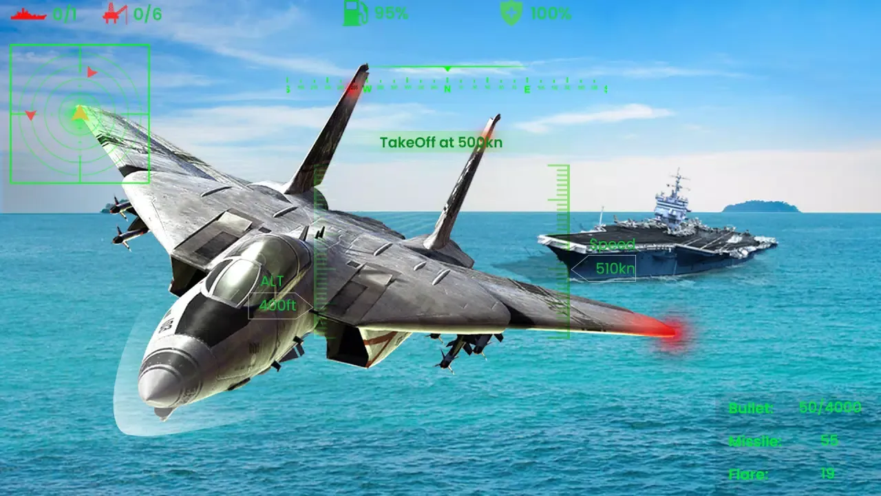 FlyVRX Fighter Jet TV Screenshots