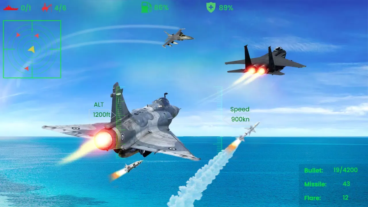 FlyVRX Fighter Jet TV Screenshots
