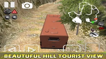 Tangkapan layar Hill Bus Tourist Game 3D