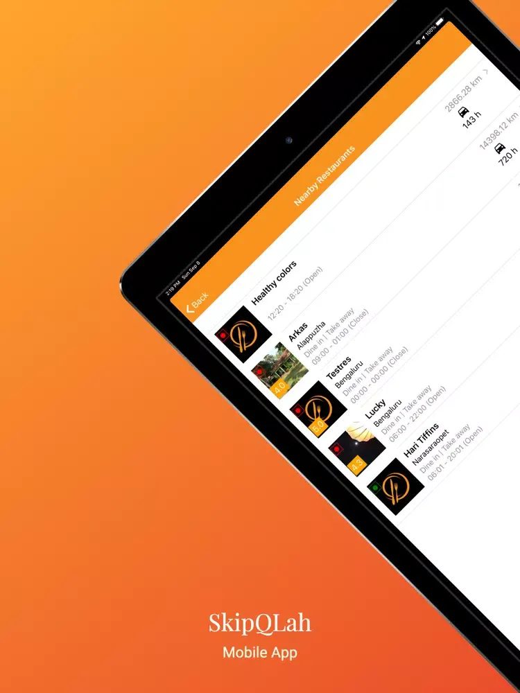 SkipQLah iPad  스크린샷
