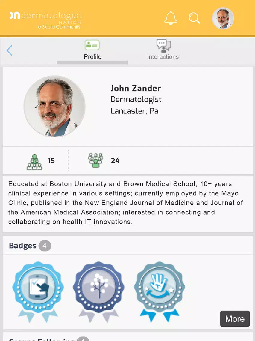 ภาพหน้าจอของ Dermatologist Nation iPad 