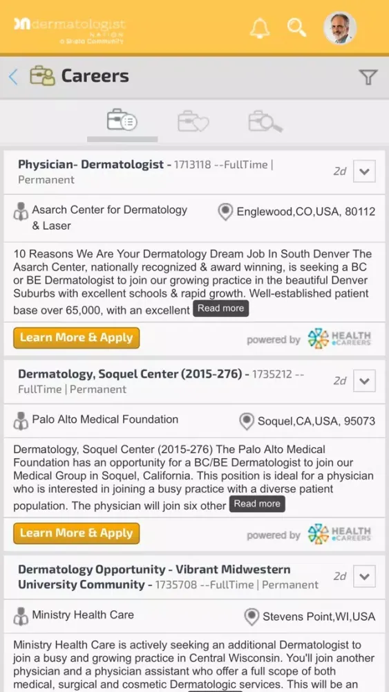 Screenshot di Dermatologist Nation