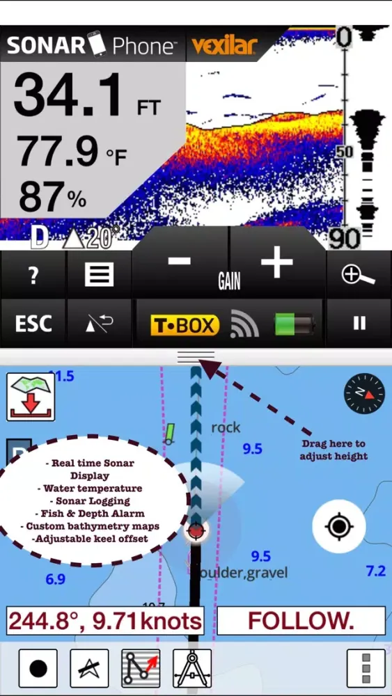 Скриншоты Austria-Danube/Donau River-Navigation Map & Charts